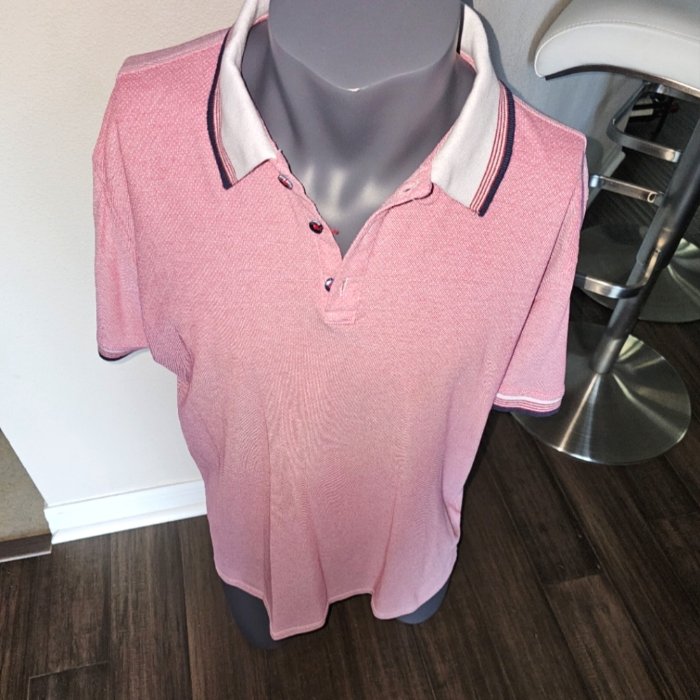 Stone Rose Red Polo Large